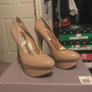 Tan Heels by Jennifer Lopez